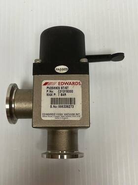 Pv25mks Edwards St/st Manual Vacuum Valve Nw-25