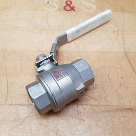 E1500 Elite Valve 2 Piece Ss Ball 1000 Psi Wog Cf8m Material 1 Inch Npt