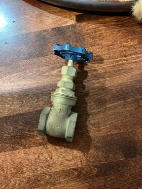 100-404eb Everbilt Compact-pattern Threaded Gate Valve Brass 200psi 1 Inch X