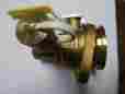 Ex6689 United 1-1 4 Brass Pump Isolation Valve W Rotating Flange And Drain Off