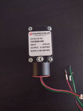 Tafi6000-406 Fairchild Model T6000 Electro-pneumatic Transducer