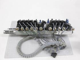 T68336 Festo 11902 Prs-1/8-6b Lot Of 11 Solenoid Valves With Manifold