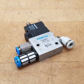 Cpe14-m1ch-3gl-1 Festo Cpe14-m1ch-3gl-1/8 Solenoid Valve 8 Bar 24 Vdc 1.28w With Mszg-3-24 Dc