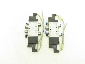 Cpe24-m1h-5 Festo Cpe24-m1h-5/3gs-3/8 Pneumatic Solenoid Valve 5/2-pos 24vdc Lot Of 2