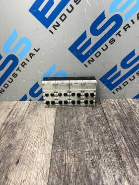 Cpx-ab-4-m12x2-5pol-r Festo Lot Of 4 Linking Block Cpx-ge-ev With Manifold