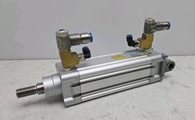 Dnc-50-100-ppv-a Festo Dnc50100ppva Pneumatic Cylinder 50mm Rod 100mm Stroke 163373 Used