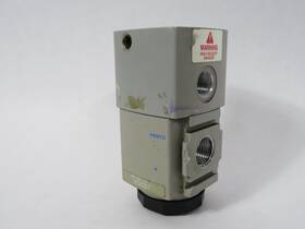 Hem-m2-g1 Festo Hem-m2-g1/2-10024 Pressure Build-up Valve G1/2 No Coil/cos Dmg Used