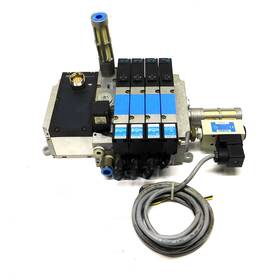 Iepl-03-mp Festo Solenoid Valve Manifold Block With 4 Valves