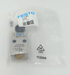 K-3-m4 Festo Push Button Valve Used