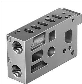 Ep-me-1 Festo Me-1/8npt New 33406 33407 Aw-me-1/8npt Ep-me-1/8npt 151660 Sub Base End Plate