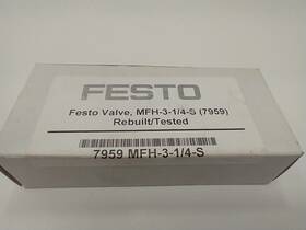 Mfh-3-1 Festo Mfh-3-1/4-s 7959 Series Solenoid Valve. Used / Refurbished