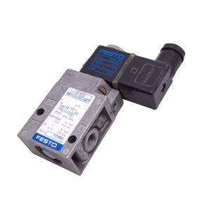 8-s-npt Festo Mfh-3-1/8-s-npt Solenoid 3/2-way 1/8in Npt 10bar Max 24vdc Coil