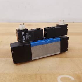 20.4-26.4v Festo Mn2h-5/3g-d-01 Solenoid Valve 3-10bar With 2 Mseb-3-24v Dc