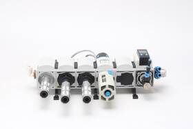 Ms6-em1-1 Festo Ms6-em1-1/2-s Shut Off Valve And Regulator With Ms6-ee Lfr Dl Frm Modules