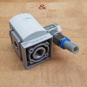 Ms6-frm-1 Festo Ms6-frm-1/2 Branching Module 529853 With Grla-1/2-b Valve - Used