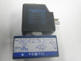 Msg-24dc Festo Mc-2-21/8 Solenoid 24vdc Valve2187 0.7bar/0-101.5psi Used Tested