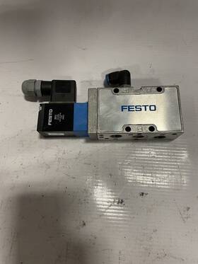 Mvh-5-1 Festo Mvh-5-1/4-b 1/4 Inch 5/2-way Air/pneumatic Solenoid Valve 28-145psi 24vdc