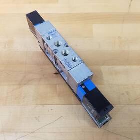 4-b-vi Festo Mvh-5/3-g-1/4-b-vi 5/3 Way Solenoid Valve 20.4-26.4 Vdc 2.5w - Used