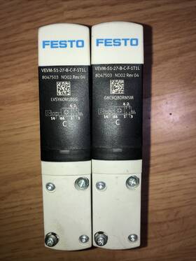Vevm-s1-27-b-c-f-1t1l Festo / Vevms127bcf1t1l Lot Of 2
