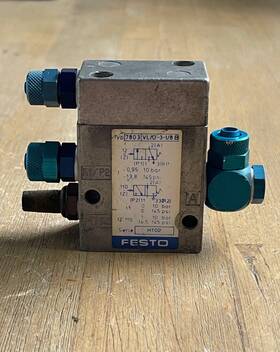 7803 Festo Vl/o-3-1/8b Pneumatic Valve 0.95-10 Bar 13.8-145 Psi