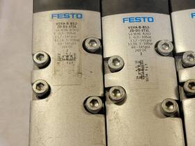 Vsva-b-b52-zd-d1-1t1l Festo 1 Lotm Of 2 Solenoid Valve Used Pulls Free Ship