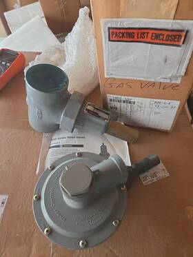 1805-52p Fisher Gas Valve 10-50 Psi