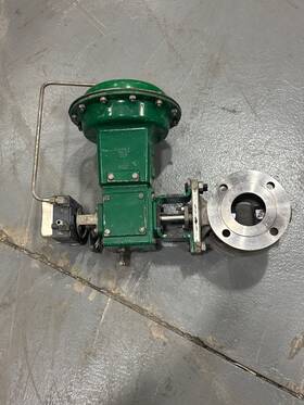 19602865 Fisher V-valve Control Size 3 Inch /pneumatic Actuator