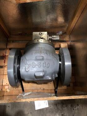 78b-c Fisher/emerson 6-600 Type Ose 6 Inch Globe Shutoff Valve Wcc . 1480 Psi Actuator Onboard