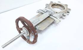Mss-sp-81 Flow Control Components Stainless Flanged Manual Knife Gate Valve 6in