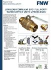 Fnwx432axlcm Fnw Lf Brass Propress Xlc Full Port Ball Valve For