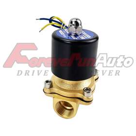 415795 Foreverunauto 1/2 Inch 12v Dc Brass Electric Solenoid Process Valve Water Air Gas Fuels N/c