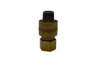 3w500 Foster Used 1/2 Inch Npt Three Way Brass Tube Fitting Sleeve Valve