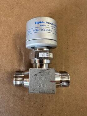0.34-0.69mpa Fujikin Pneumatic Valve O.p. 0.34-0.69 Mpa Type N.o. 316l