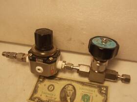 Srh4110-03 Fujikin / Smc A33cx000 Pressure Regulator Valve Diaphragm Soft-seal 316l Swagelo