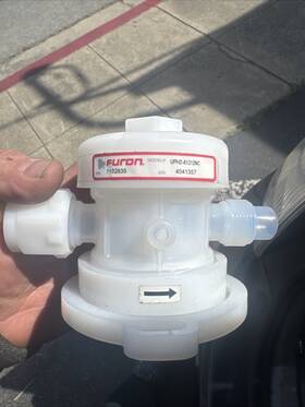 Upm2-61212nc Furon 1102835 Diaphragm Valve