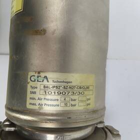 Bal-ips2-sz-n27-cb Gea Tuchenhagen Bal-ips2 Inch -sz-n27-cb Stainless 2 Hygienic Seat Valve With Actuator