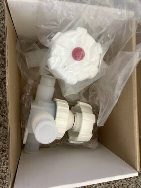 2080507 Gemu 1 Inch Plastic Diaphragm Valve Manual Water Fv4 Mv4