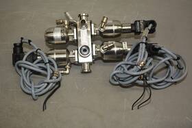 P650-8m Gemu Lot 4x P650 8m #at0t1 Pneumatic Diaphragm Valves And 316l Block #x3402