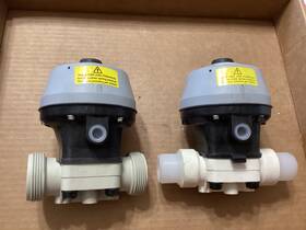 R690 Gemu Lot Of 2 Diaphragm Valves Ps 10 Bar Pst 5 0- 7