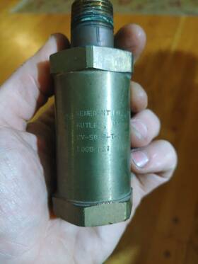 Cv-503b-t-5 Generant Check Valve 1000 Psi