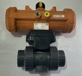 Dn10-dn25 Georg Fischer Ball Valve With A Pa11 Pneumatic Actuator