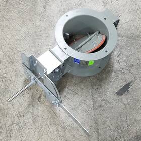 Hbtr-151 Greenheck Isolation Damper 8 Inch Diameter - Used