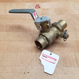 Qs1ds0nj Griswold Controls 1 Inch Balance Valve Female Sweat To Quickpress - Used