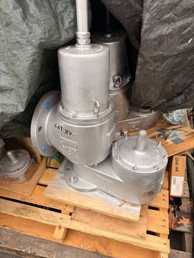 1221b-04-115-ts0 Groth Nice Pressure Vacuum Relief Valve Aluminum 4 Inch / 7.5 Psig # 1221b 04-115 Yp