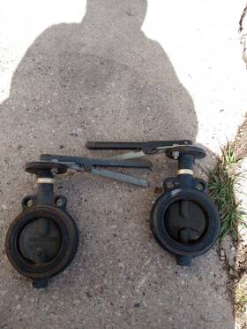 610101 Hammond 611101 Valve 4 Inch 0400 Water Butterfly 200 Psi Lot Of 2