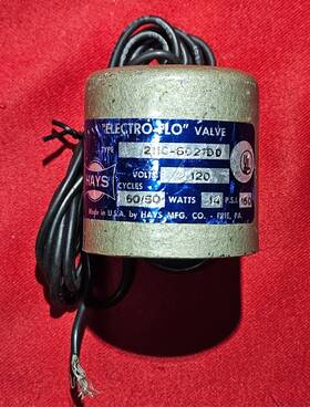 2110-6021dd Hays Electro Flo Solenoid Valve 14w 120v 150 Psi - Made In Usa