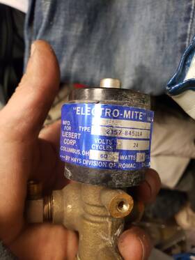 2157-8451la Hays Electro-mite Valve 24v Cycles-60 14w 125psi Liebert