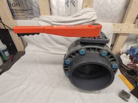 Byv11080a0el000 Hayward Flow Control 8 Inch Butterfly Valv Pvc/epdm With Extended Handle