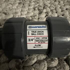 Tc10075ste Hayward 3/4 Inch Pvc Tc Ball Check Skt/thd Epdm