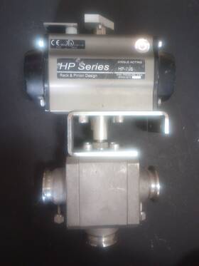 Hp-75s Hkc Hp Series Pneumatic Actuator Single Acting Rack And Pinion Design